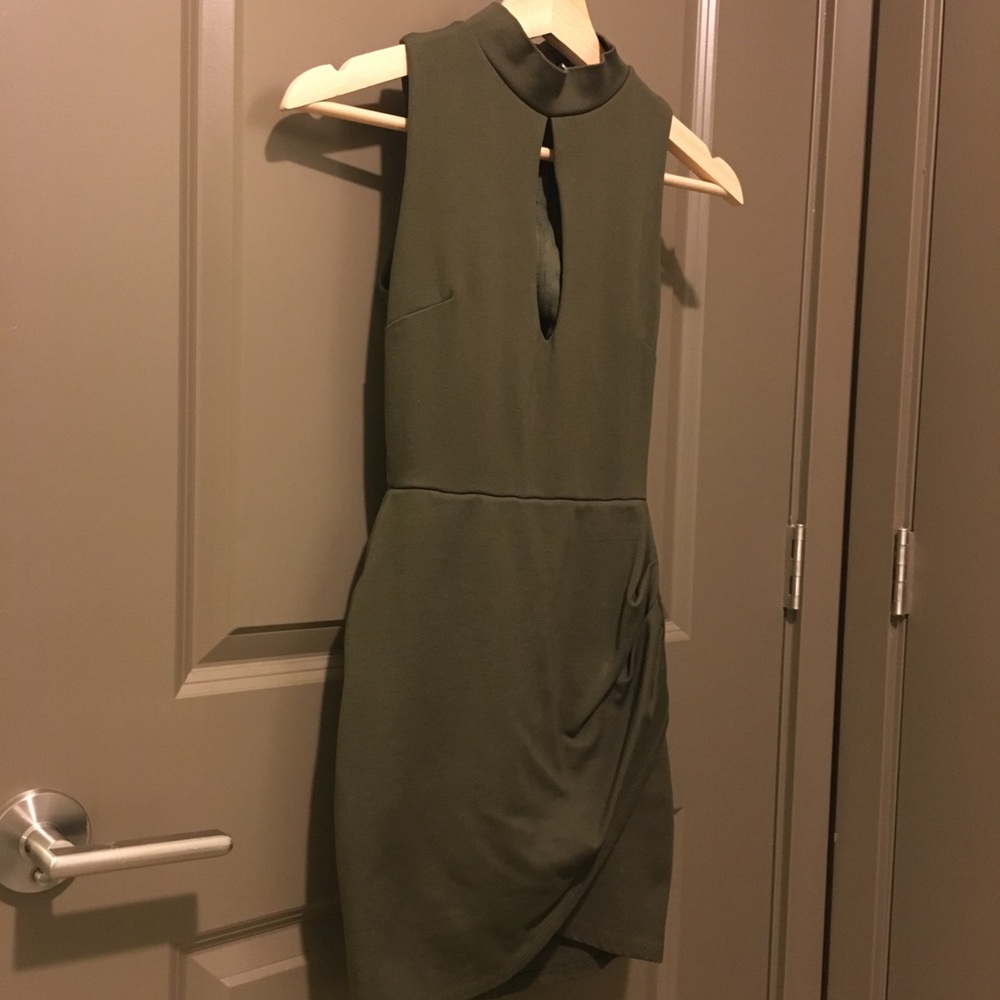 Olive Green Dress